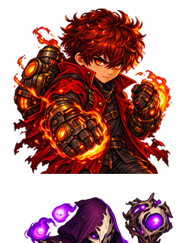 Portrait of Volcano Pyro