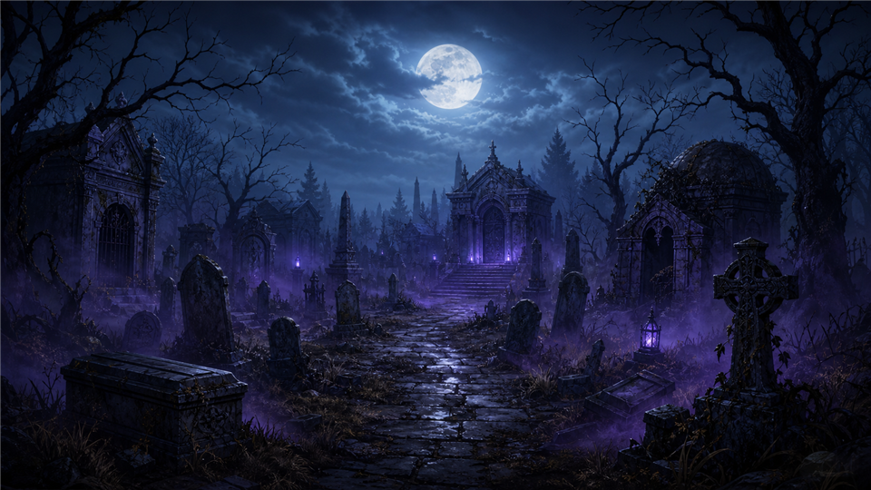 Official cover for Profaned Cemetery